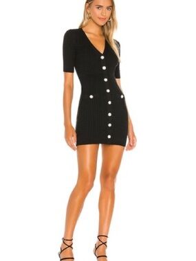 Lovers + Friends Bella Mini Dress (Black)